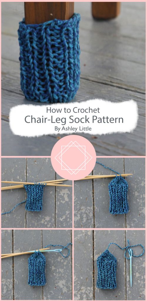 Unique Scrap Yarn Chair Leg Socks Crochet Ideas