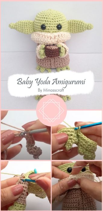 Baby Yoda Amigurumi By Minasscraft