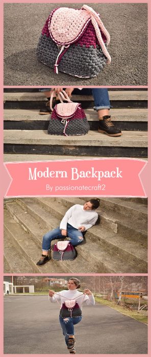 Modern Backpack By passionatecraft2