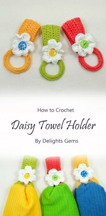 Daisy Towel Holder By Delights Gems