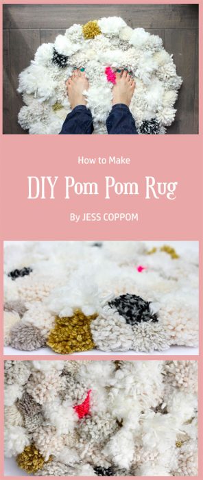 Cozy And Soft Pom Pom Rug Free Crochet Ideas Carolinamontoni Com