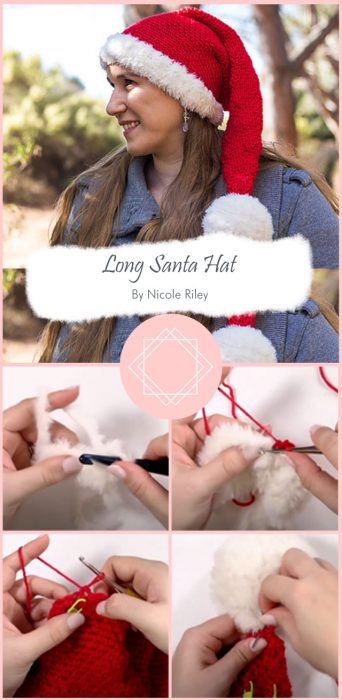Long Santa Hat By Nicole Riley