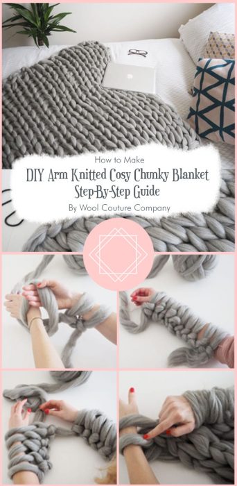 A Chunky Knit Blanket Free Crochet Ideas - Carolinamontoni.com