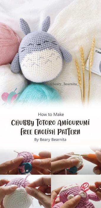 Chubby Totoro Amigurumi Free English Pattern By Beary Bearnita