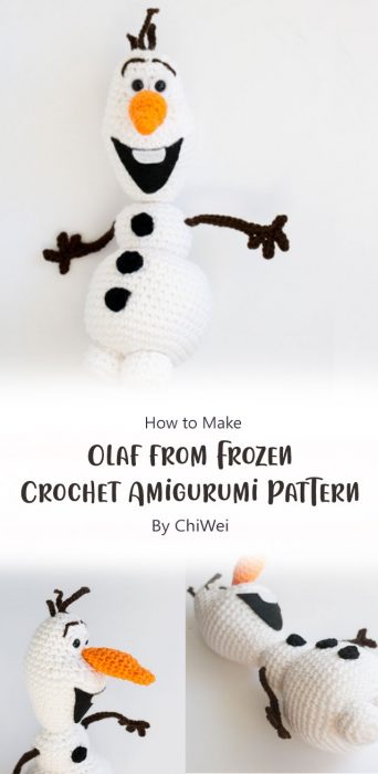 Olaf from Frozen Crochet Amigurumi Pattern By ChiWei