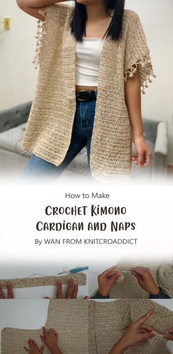 Crochet Kimono Cardigan and Naps By WAN FROM KNITCROADDICT