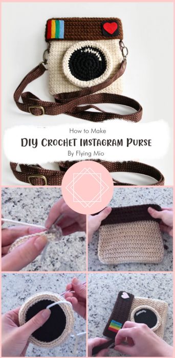 DIY Crochet Instagram Purse - Amigurumi Tutorial By Flying Mio