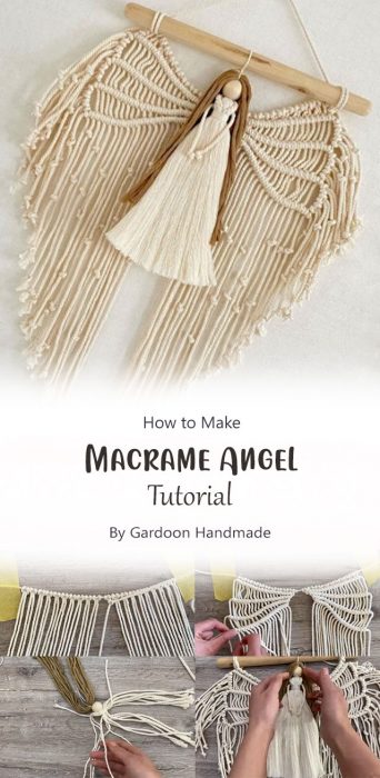 Macrame Angel By Gardoon Handmade