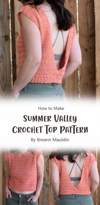 Summer Valley Crochet Top Pattern By Breann Mauldin