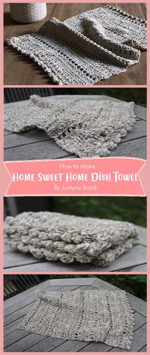 Home Sweet Home Dish Towel By Justyna Srock