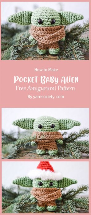 Pocket Baby Alien By yarnsociety. com