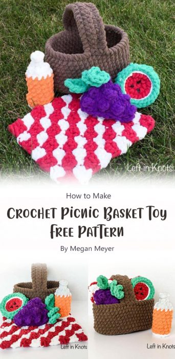 Crochet Picnic Basket Toy - Free Pattern By Megan Meyer