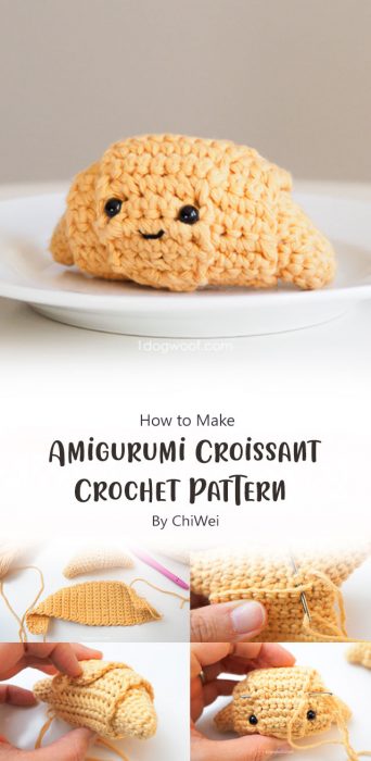 Amigurumi Croissant Crochet Pattern By ChiWei
