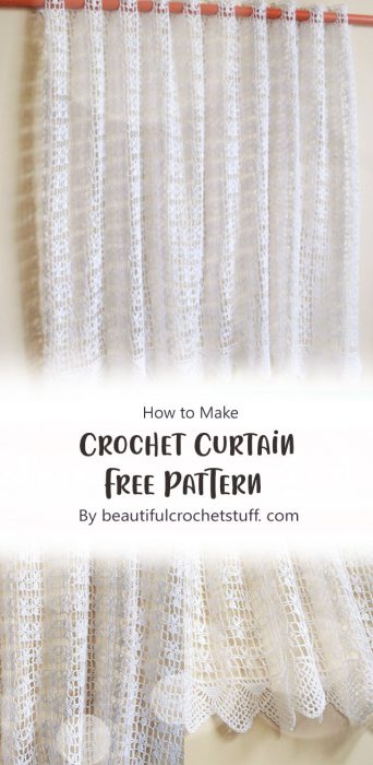 Crochet Curtain Free Pattern By beautifulcrochetstuff. com