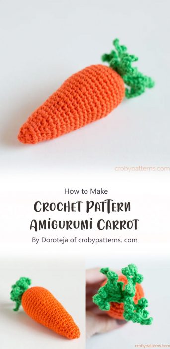 Crochet Pattern - Amigurumi Carrot By Doroteja of crobypatterns. com