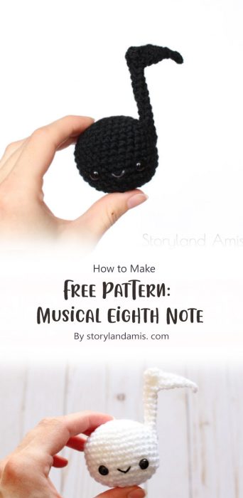 Free Pattern: Musical Eighth Note By storylandamis. com