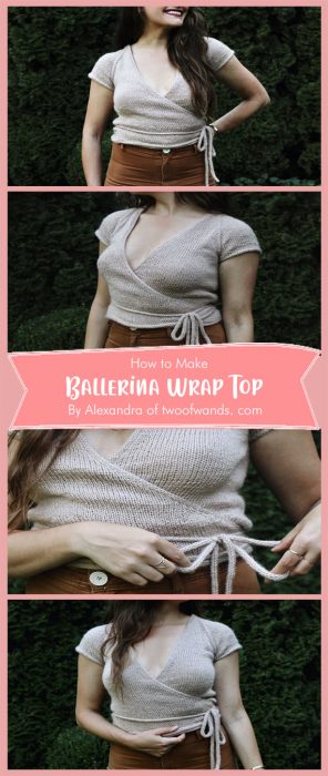 Ballerina Wrap Top By Alexandra of twoofwands. com
