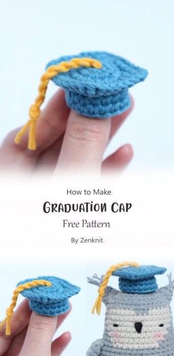 Graduation Cap By Zenknit