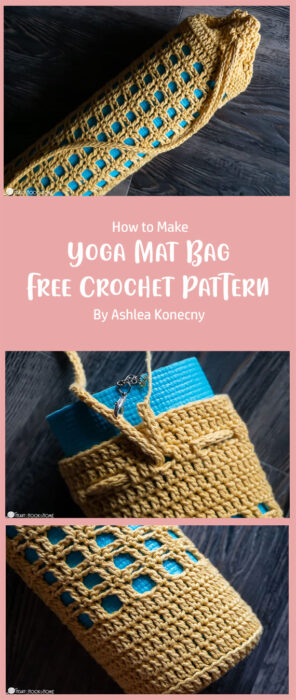 Yoga Mat Bag Free Crochet Pattern By Ashlea Konecny