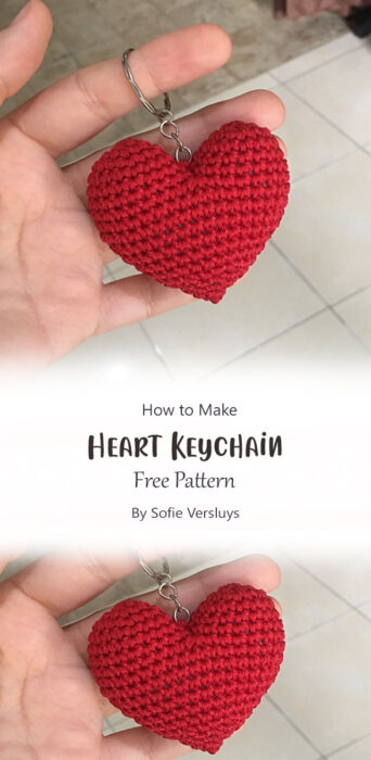 Heart Keychain By Sofie Versluys
