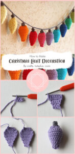 5 Amigurumi Christmas Lights Free Crochet Pattern Ideas ...