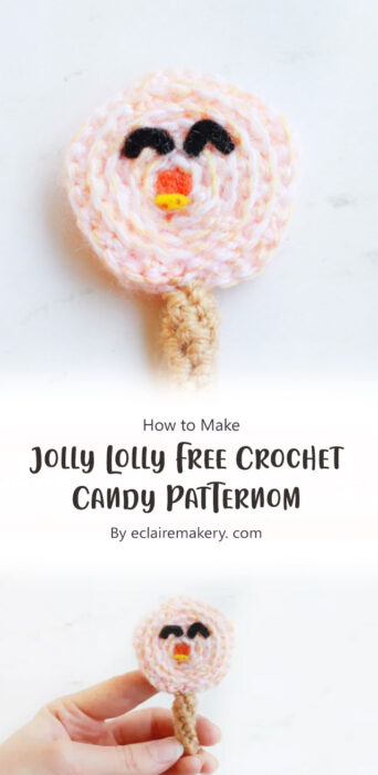 Jolly Lolly Free Crochet Candy Pattern By eclairemakery. com