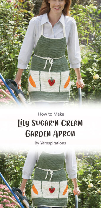 Lily Sugar'n Cream Garden Apron By Yarnspirations