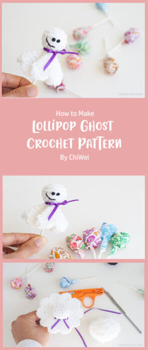 Lollipop Ghost Crochet Pattern By ChiWei
