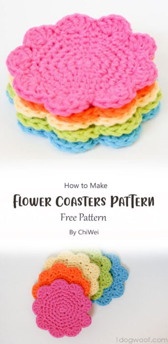 Flower Coasters Pattern By ChiWei