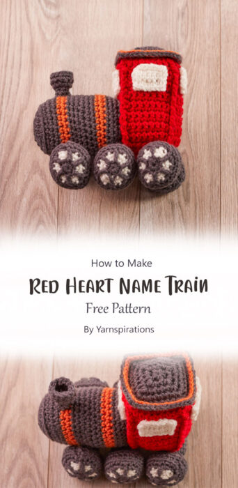 Red Heart Name Train By Yarnspirations