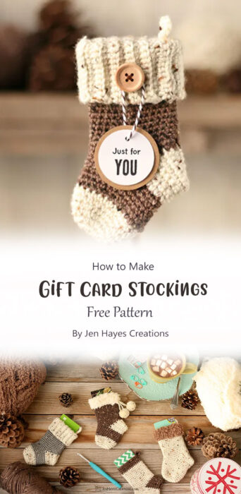 Gift Card Stockings By Jen Hayes Creations