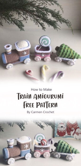 Train Amigurumi - Free Pattern By Carmen Crochet