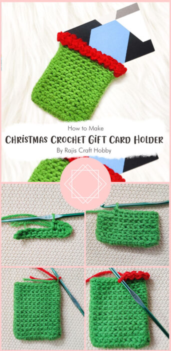 Christmas Crochet Gift Card Holder By Rajis Craft Hobby