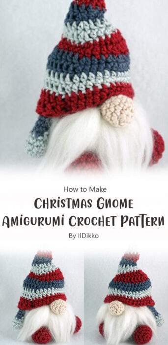 Christmas Gnome - Amigurumi Crochet Pattern By IlDikko