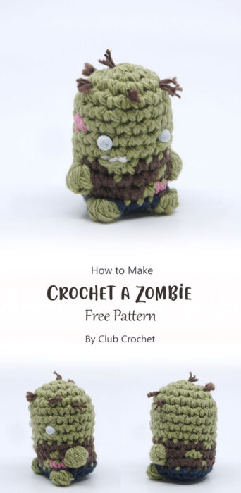 How to Crochet a Zombie By Club Crochet