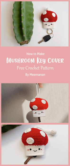 Mushroom Key Cover By Meemanan