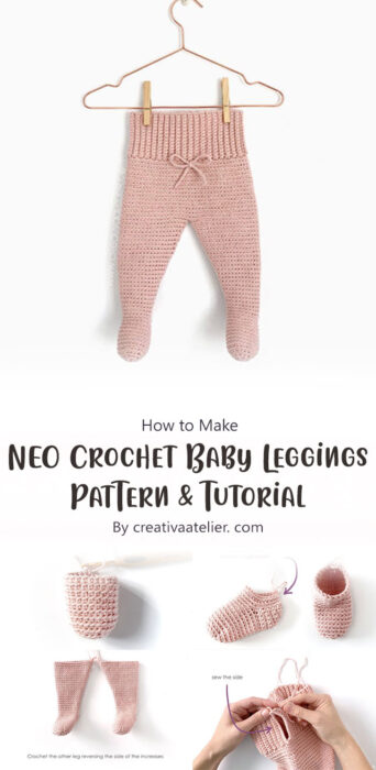 NEO Crochet Baby​ Leggings - Pattern & Tutorial By creativaatelier. com
