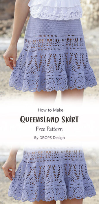 Queensland Skirt By DROPS Design