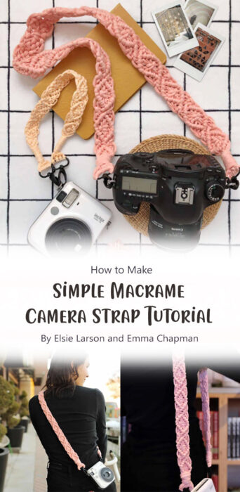 Simple Macrame Camera Strap Tutorial By Elsie Larson and Emma Chapman