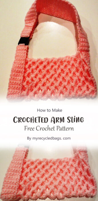 Crocheted Arm Sling By myrecycledbags. com