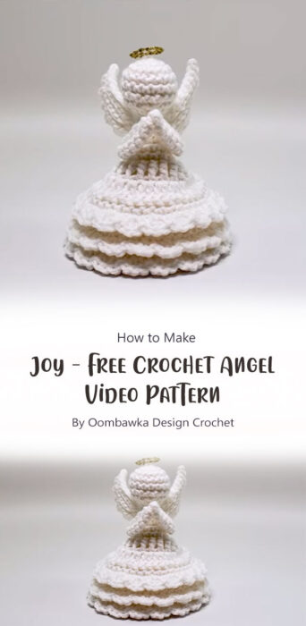 Joy - Free Crochet Angel Video Pattern By Oombawka Design Crochet
