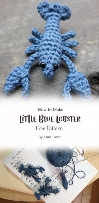 Little Blue Lobster By Kara Lyon