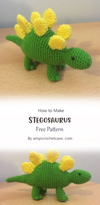 Stegosaurus By amyscrochetcave. com
