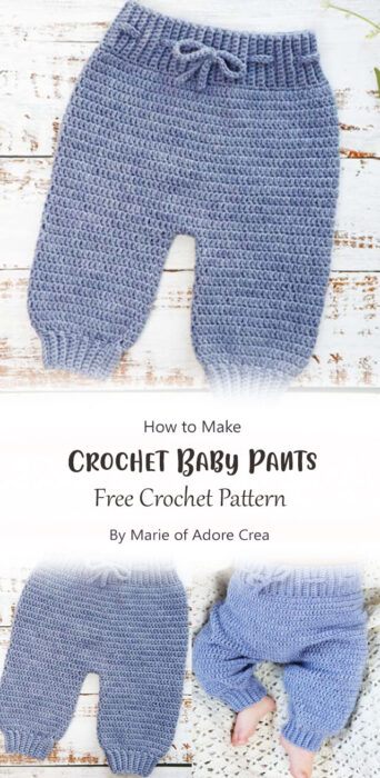 Crochet Baby Pants By Marie of Adore Crea