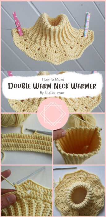 Double Warm Neck Warmer By lilleliis. com