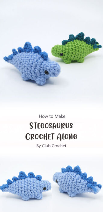 Stegosaurus Crochet Along By Club Crochet