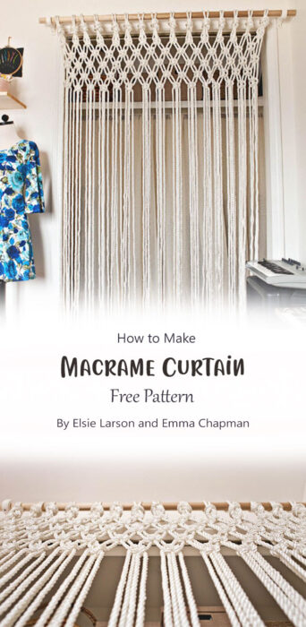 Make Your Own Macrame Curtain By Elsie Larson and Emma Chapman