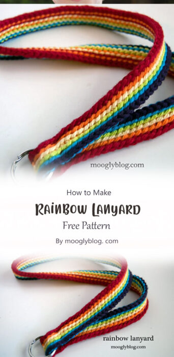 Rainbow Lanyard By mooglyblog. com