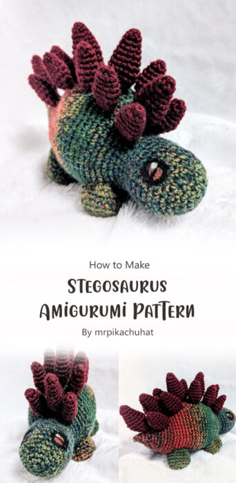 Stegosaurus Amigurumi Pattern By mrpikachuhat