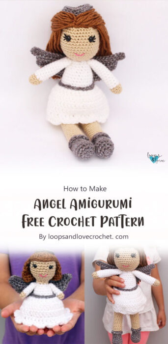 Angel Amigurumi - Free Crochet Pattern By loopsandlovecrochet. com